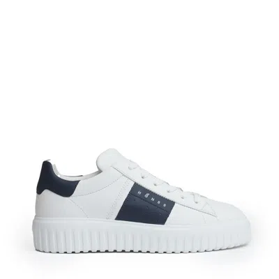 Hogan H Stripes White Sneakers With Nappa Leather Upper In White 2
