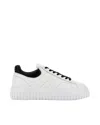 Hogan H-stripes White/black Sneakers In White