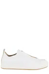 Hogan White Slip On Sneakers In White