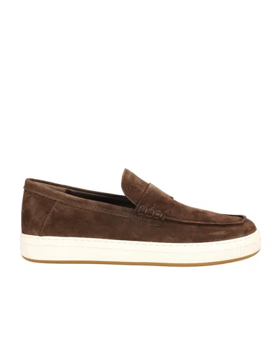 Hogan H-tv Slip-on Loafers In Brown
