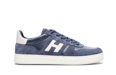 Hogan H-tv Sneakers In Blue