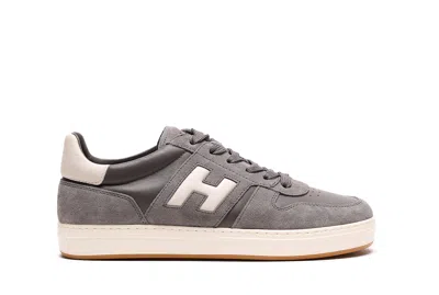 Hogan H-tv Sneakers In Gray