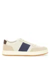 Hogan Multicolor Suede And Leather Sneakers H668 In Neutral