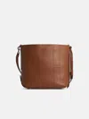 Hogan 'h01' Brown Leather Crossbody Bag In Brown