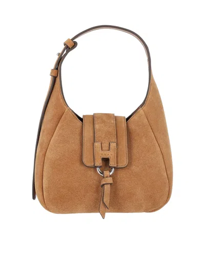 Hogan H01 X Hobo Mini L 8 Cm W 20 Cm H 16 Cm In Brown