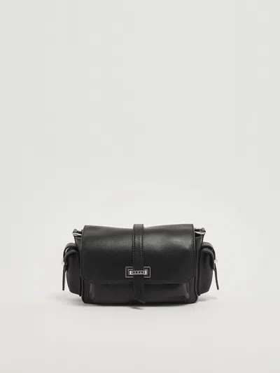 Hogan H01r Flap Bag Piccola Clutch In Black