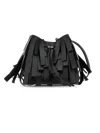 Hogan H01r Hocket Mini Frange Shopping Bag In Nero