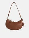 Hogan 'h01r' Mini Brown Leather Crossbody Bag In Brown