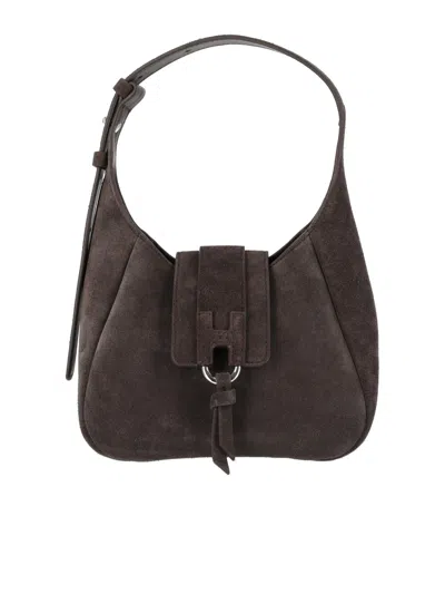 Hogan H01x Hobo Mini L 8 Cm W 20 Cm H 16 Cm In Brown