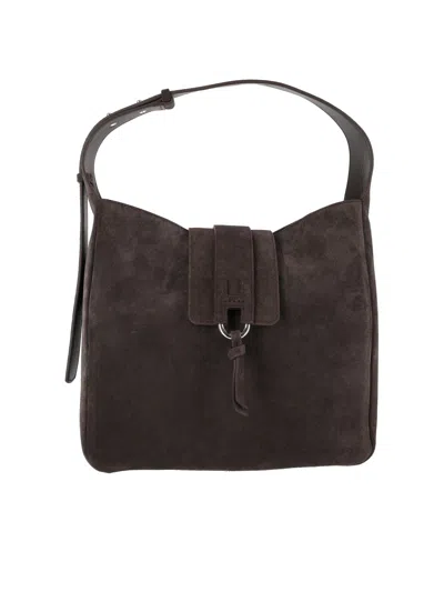 Hogan H01x Hobo Verticale L 9 Cm W 28 Cm H 29 Cm In Brown