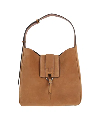 Hogan H01x Hobo Verticale L 9 Cm W 28 Cm H 29 Cm In Brown