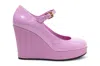 Hogan Leather Pumps In Purple