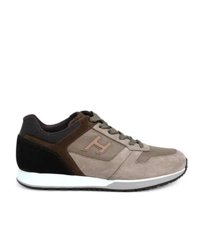Hogan H321 Panelled Low-top Sneakers In Multicolor