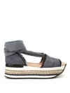 Hogan Sandals In Blue