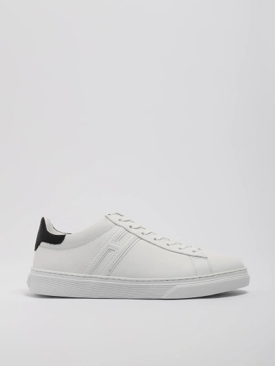 Hogan H365 Allacc. H Canaletto Sneaker In Bianco