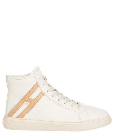Hogan H365 High-top Sneakers In Beige