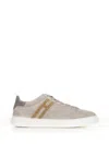 Hogan H365 Laced H Sneakers In Beige