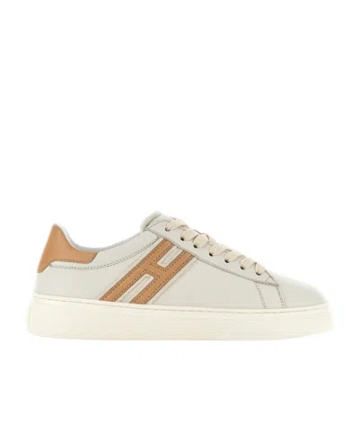 Hogan H365 Leather Low-top Sneakers In White