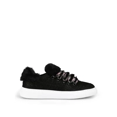 Hogan H365 Wintery Sneakers In Black