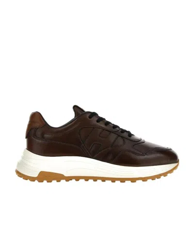 Hogan H383 Low-top Sneakers In Black