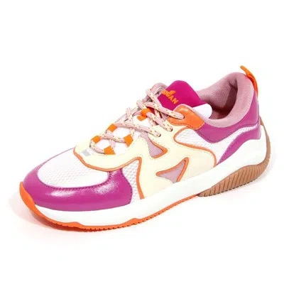 Pre-owned Hogan H4004 Sneaker Donna  H597 Woman Shoes Fucsia/orange