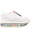 Hogan H427 Maxi Leather Sneaker In White