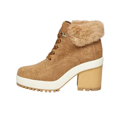 Hogan Ankle Boots In Beige