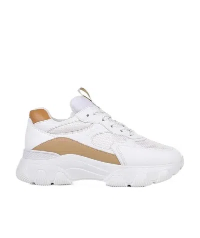 HOGAN HOGAN H540 LACE-UP LOGO DETAILED SNEAKERS