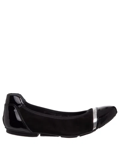 Hogan H543 Ballet Flats In Black