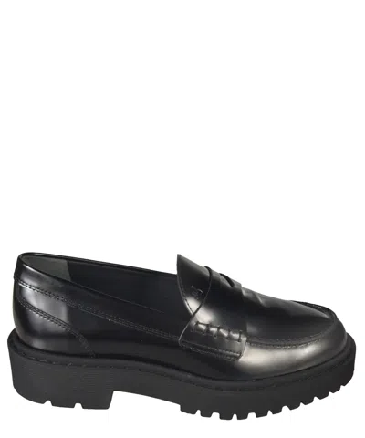 Hogan H543 Loafers In Black