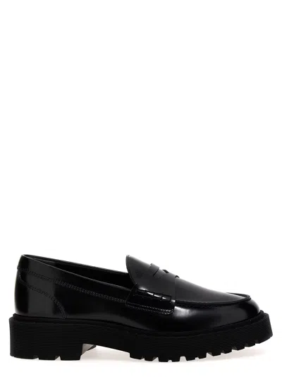 Hogan H543 Loafers In Black