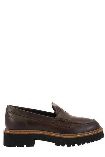 HOGAN H543 SLIP-ON LOAFERS