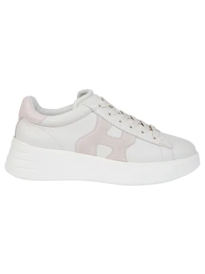 Hogan H562 Smooth Leather Sneakers In White