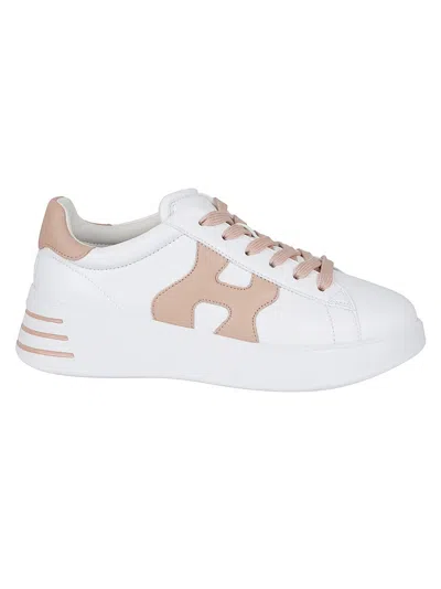 HOGAN H564 IVORY LEATHER SNEAKERS