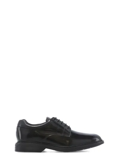 Hogan H576 Lace-up Shoes In Black