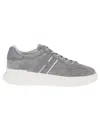 Hogan H Slash Laced Sneakers In Gray