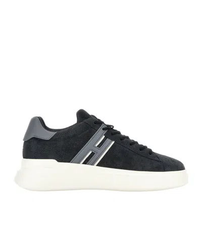 Hogan H580 Lace-up Sneakers In Black