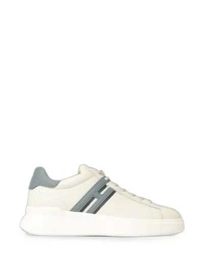 Hogan H580 Leather Low-top Sneakers In White