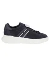 Hogan H580 Lace-up Sneakers With Distinctive Leather Logo In White