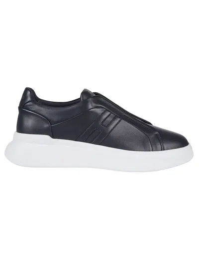 Hogan H580 Slip On Sneakers In Black