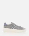 Hogan H Slash Laced Sneakers In Gray