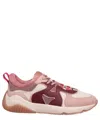 Hogan H597 Allacciato H Sneakers In Multicolor Leather