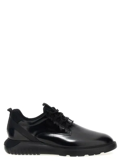 Hogan H600 Derby Shoes In Black