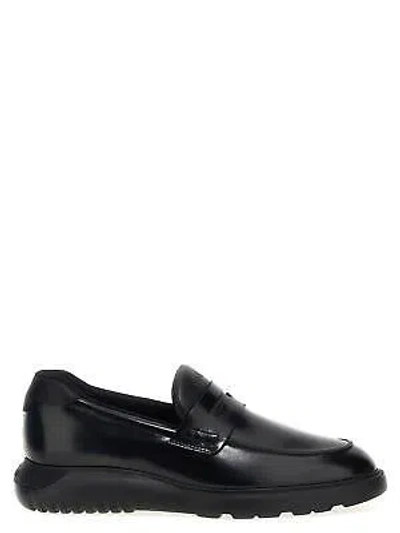 Pre-owned Hogan 'h600' Loafers In Black