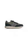 Hogan Men's H601 Leather Sneakers In Blue