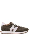 Hogan H601 H-patch Sneakers In Green