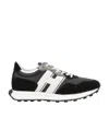 Hogan Low-top Sneakers H601 Suede In Black