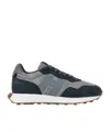 Hogan Men's H601 Leather Sneakers In Gray