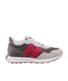 Hogan Panelled Low-top Trainers In Multicolor
