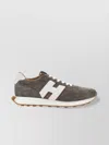 Hogan "h601" Sneakers Featuring H-shaped Studs In Metallic